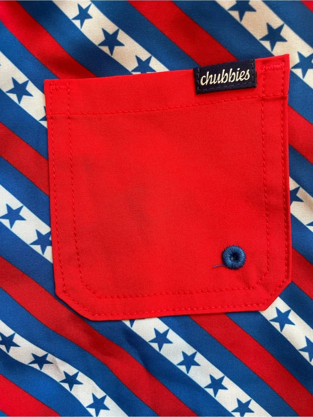 Chubbies Stateside Swim Trunks - Red, Blue, White - NWT!